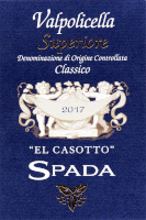 Valpolicella Superiore Classico El Casotto 2017, Spada (Italy)
