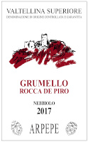 Valtellina Superiore Grumello Rocca de Piro 2017, Arpepe (Italia)