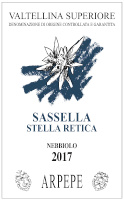 Valtellina Superiore Sassella Stella Retica 2017, Arpepe (Italia)