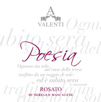 Etna Rosato Poesia 2019, Valenti (Italy)