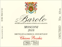 Barolo Mosconi 2018, E. Pira & Figli - Chiara Boschis (Italia)