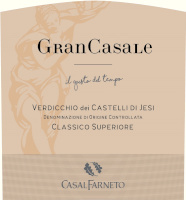 Verdicchio dei Castelli di Jesi Classico Superiore Grancasale 2019, CasalFarneto (Italy)