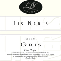 Friuli Isonzo Pinot Grigio Gris Caveau 2008, Lis Neris (Italy)
