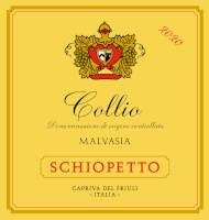 Collio Malvasia 2020, Schiopetto (Italy)
