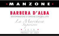 Barbera d'Alba Superiore La Marchesa 2018, Manzone Giovanni (Italia)