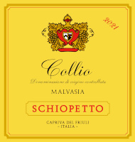 Collio Malvasia 2021, Schiopetto (Italy)