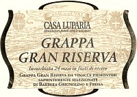 Grappa Gran Riserva, Casa Luparia (Piedmont, Italy)