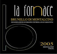 Brunello di Montalcino 2005, La Fornace (Toscana, Italia)