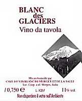 Blanc des Glaciers 2002, Cave Mont Blanc de Morgex et La Salle (Italy)