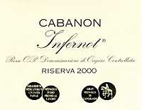 Oltrepò Pavese Rosso Riserva Infernot 2000, Fattoria Cabanon (Italy)