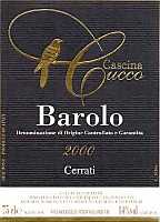 Barolo Cerrati 2000, Cascina Cucco (Italy)
