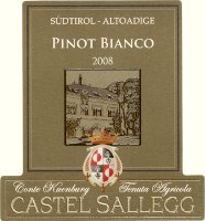 Alto Adige Pinot Bianco 2008, Castel Sallegg (Italia)
