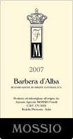 Barbera d'Alba 2007, Mossio (Italy)