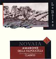 Amarone della Valpolicella Classico Le Balze 1997, Novaia (Italy)