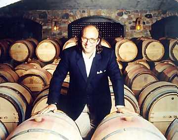 Maurizio Zanella in his cellar
