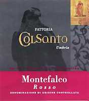 Montefalco Rosso 2001, Fattoria Colsanto (Italy)