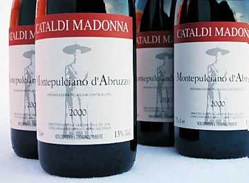 La cantina Cataldi Madonna produce tre
tipi diversi di Montepulciano d'Abruzzo