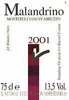 Montepulciano d'Abruzzo Malandrino 2001, Cataldi Madonna (Italia)