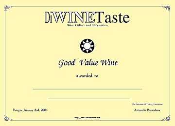 The new DiWineTaste's award for good
value wines