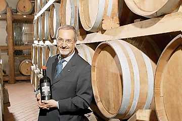 Dr. Giuseppe Benanti in his cellar