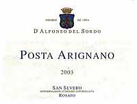 San Severo Rosato Posta Arignano 2003, D'Alfonso del Sordo (Italy)