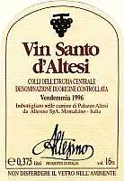 Colli dell'Etruria Centrale Vin Santo d'Altesi 1996, Altesino (Italy)