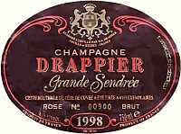 Champagne Grande Sendrée Rosé 1998, Drappier (Francia)
