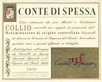Collio Rosso Conte di Spessa 2000, Castello di Spessa (Italy)