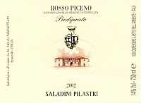 Rosso Piceno Vigna Piediprato 2002, Saladini Pilastri (Italy)