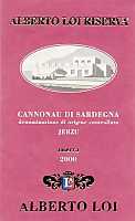 Cannonau di Sardegna Jerzu Riserva Alberto Loi 2000, Alberto Loi (Italy)