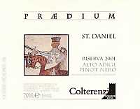 Alto Adige Pinot Nero Riserva St. Daniel Praedium 2001, Produttori Colterenzio (Italia)