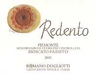 Piemonte Moscato Passito Redento 2001, Caudrina - Romano Dogliotti (Italy)