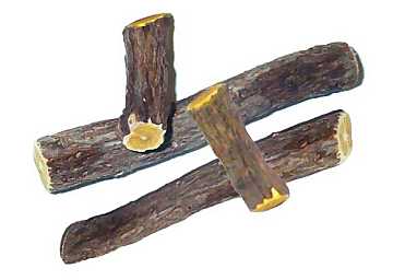 Sticks of licorice root