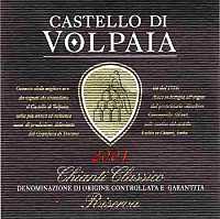 Chianti Classico Riserva 2001, Castello di Volpaia (Italy)
