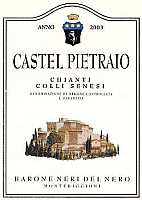 Chianti Colli Senesi Castel Pietraio 2003, Fattoria di Castel Pietraio (Toscana, Italia)