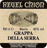 Grappa della Serra Riserva, Revel Chion (Piemonte, Italia)