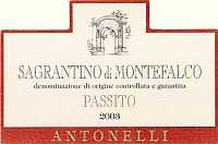 Sagrantino di Montefalco Passito 2003, Antonelli (Umbria, Italy)