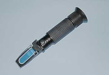 A portable refractometer