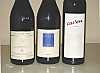 The three wines of our comparative tasting