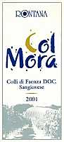 Colli di Faenza Sangiovese Col Mora 2001, Rontana (Emilia Romagna, Italia)