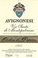 Vin Santo di Montepulciano Occhio di Pernice 1995, Avignonesi (Toscana, Italia)