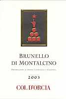 Brunello di Montalcino 2003, Col d'Orcia (Tuscany, Italy)