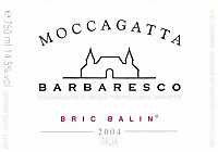 Barbaresco Bric Balin 2004, Moccagatta (Piemonte, Italia)