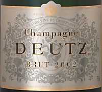 Champagne Deutz Brut Millesimée 2002, Deutz (Champagne, Francia)