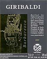 Barbaresco 2005, Giribaldi (Piemonte, Italia)