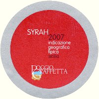 Syrah 2007, Poggio Graffetta (Sicily, Italy)