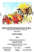 Dolcetto di Diano d'Alba Costa Fiore 2007, Alario (Piemonte, Italia)