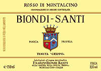 Rosso di Montalcino Etichetta Bianca 2006, Biondi Santi (Tuscany, Italy)