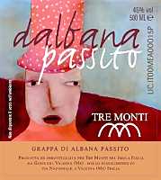 Grappa di Albana Passito Dalbana Passito, Tre Monti (Emilia Romagna, Italy)