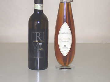 The Albana di
Romagna Passito and Verdicchio Passito of our comparative tasting